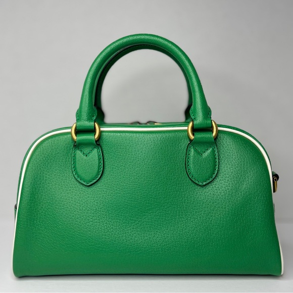 GUCCI x Adidas Green Logo Duffle Bag 727558 Collaboration Collector Strap Zip - Picture 3 of 16